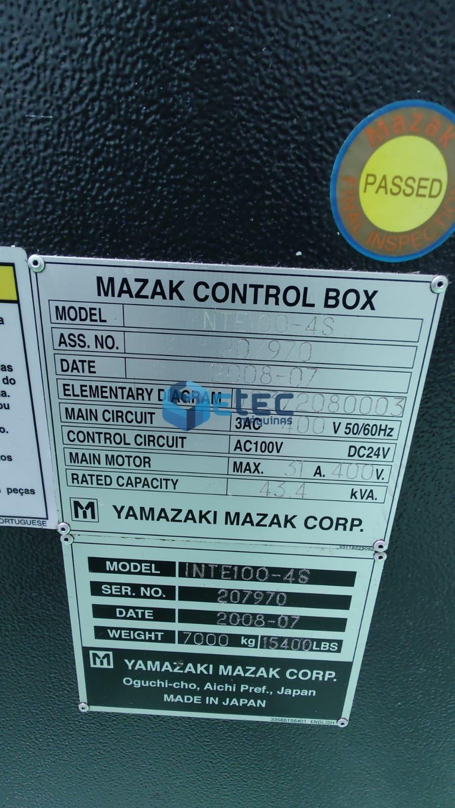 Centro de Torneamento Mazak Multitarefa Integrex 100IV-S