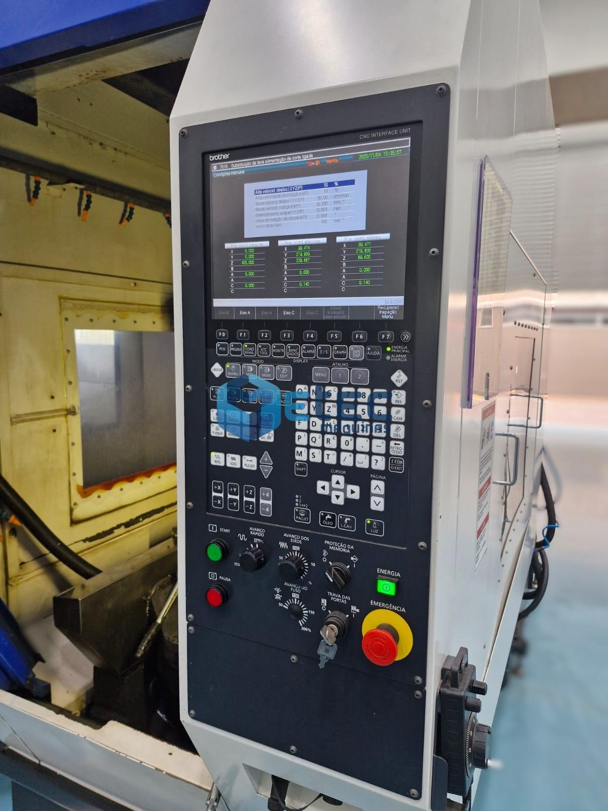 Centro de Usinagem 5 Eixos Brother M140X1