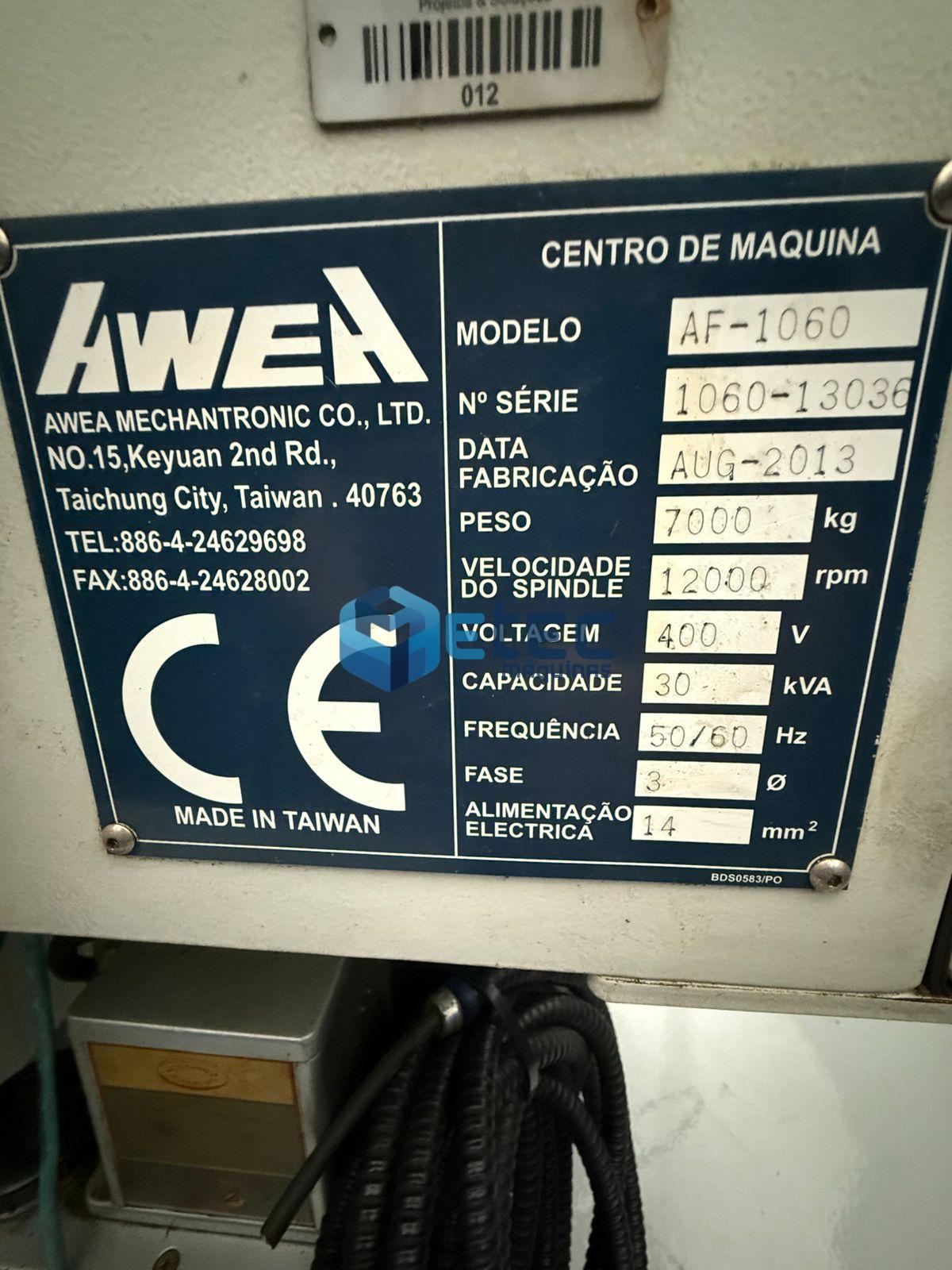 Centro de Usinagem Awea AF1060