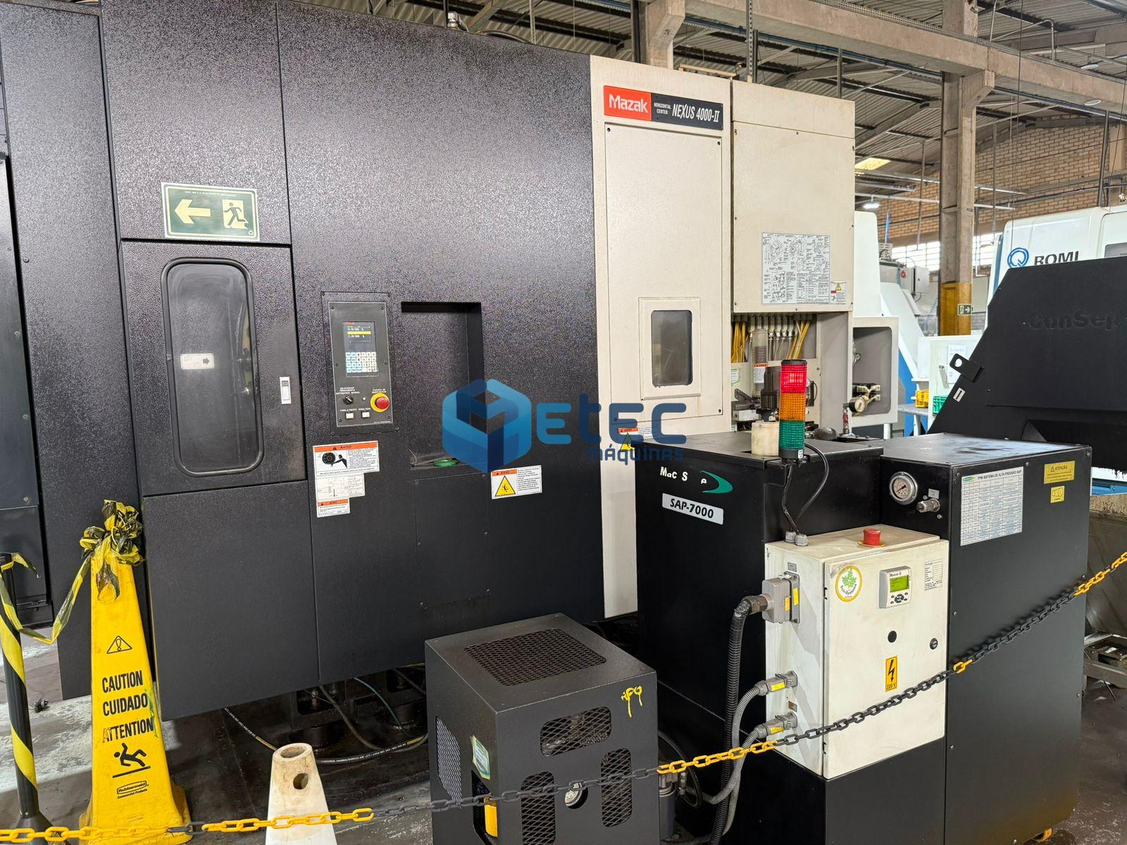 Centro de Usinagem Horizontal Duplo Pallet HCN Mazak 4000 II