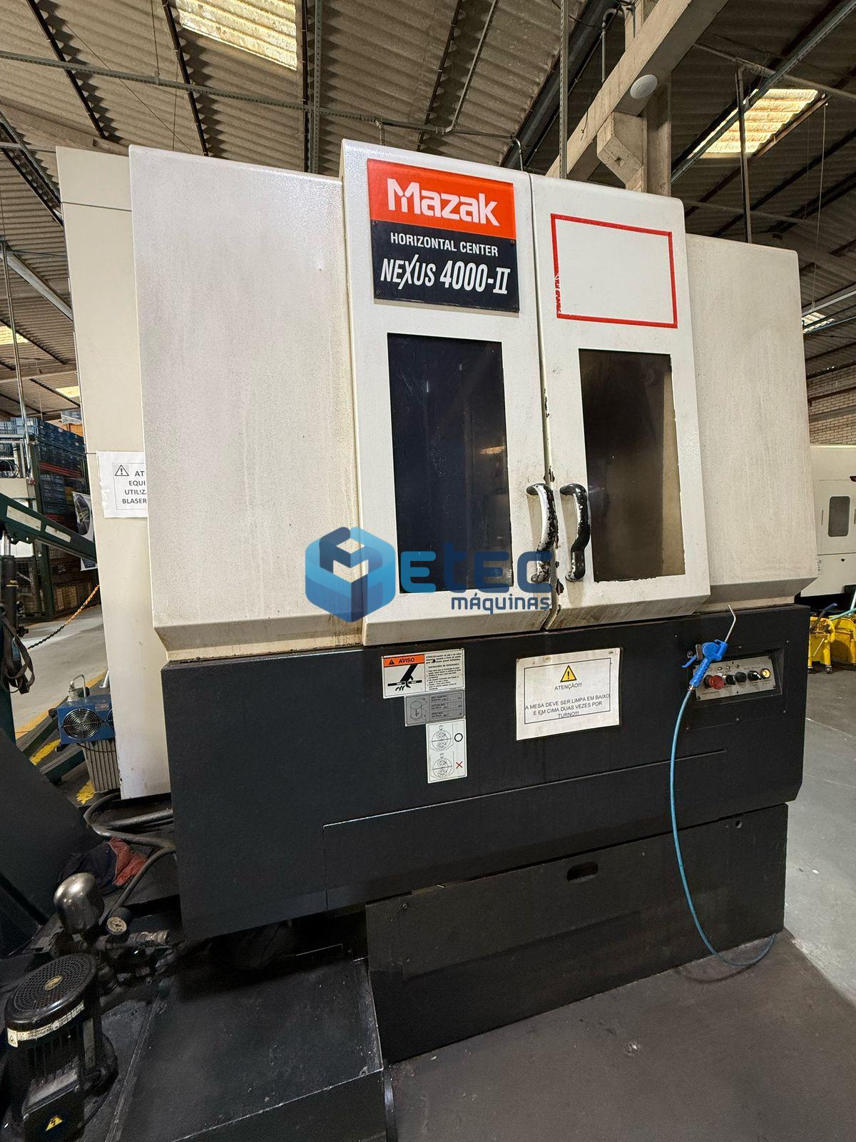 Centro de Usinagem Horizontal Duplo Pallet Mazak HCN 4000