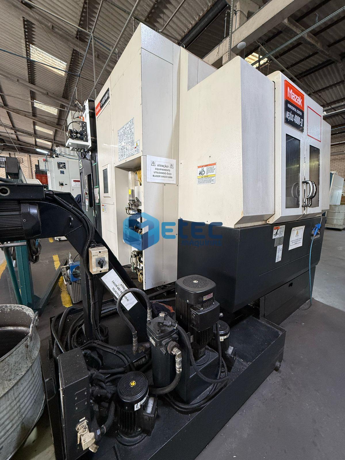 Centro de Usinagem Horizontal Duplo Pallet Mazak HCN 4000