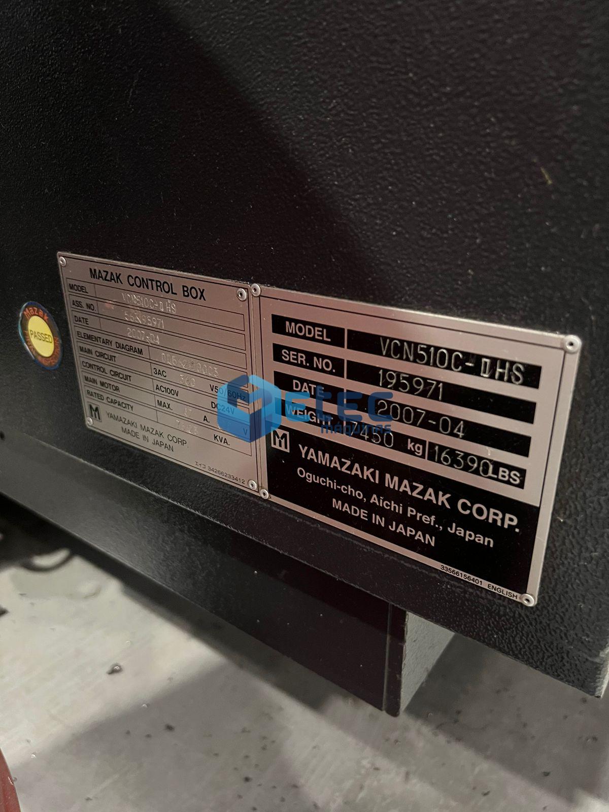 Centro de Usinagem Mazak Nexus 510C-II