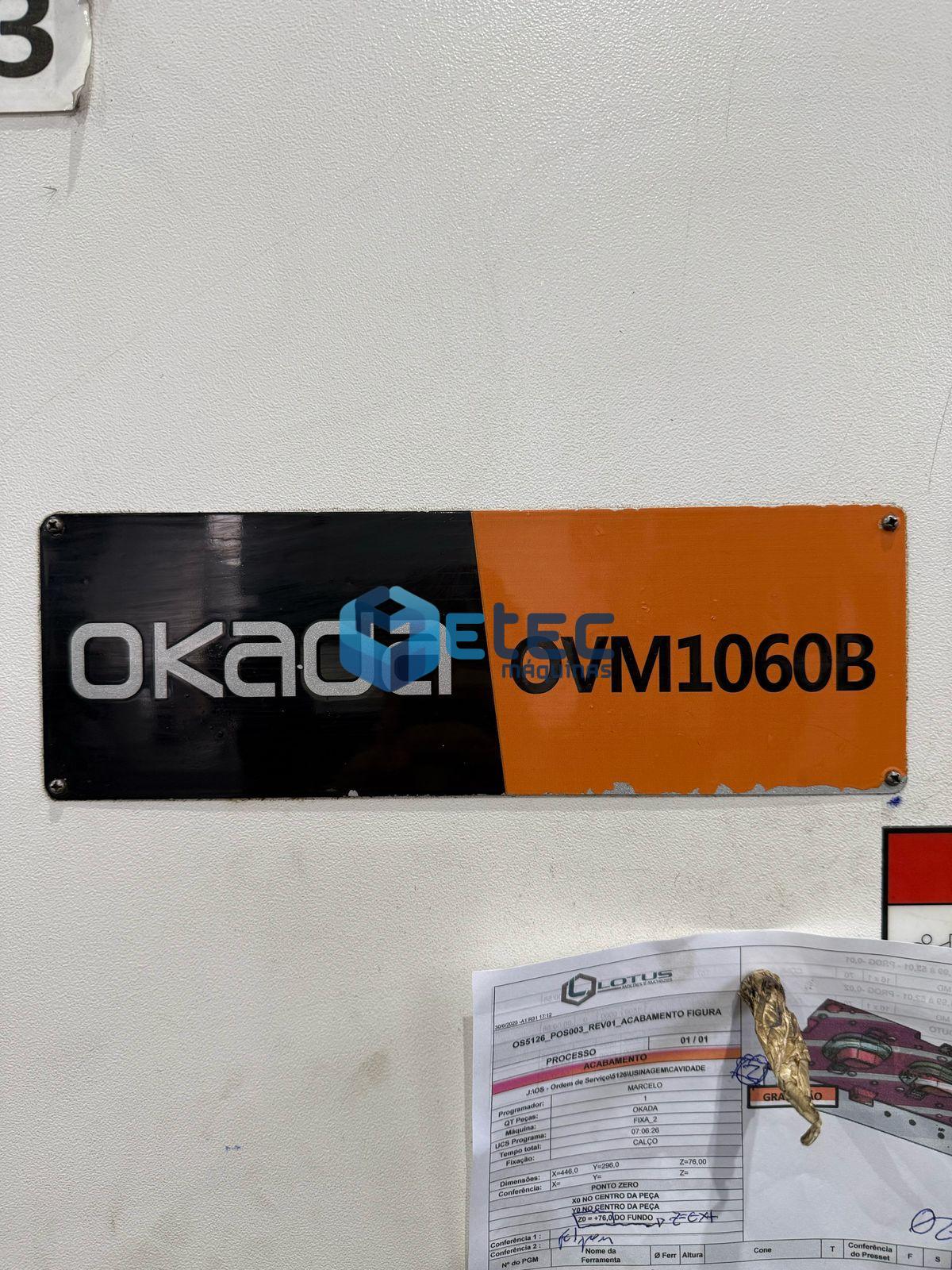 Centro de Usinagem Okada OVM-1060B