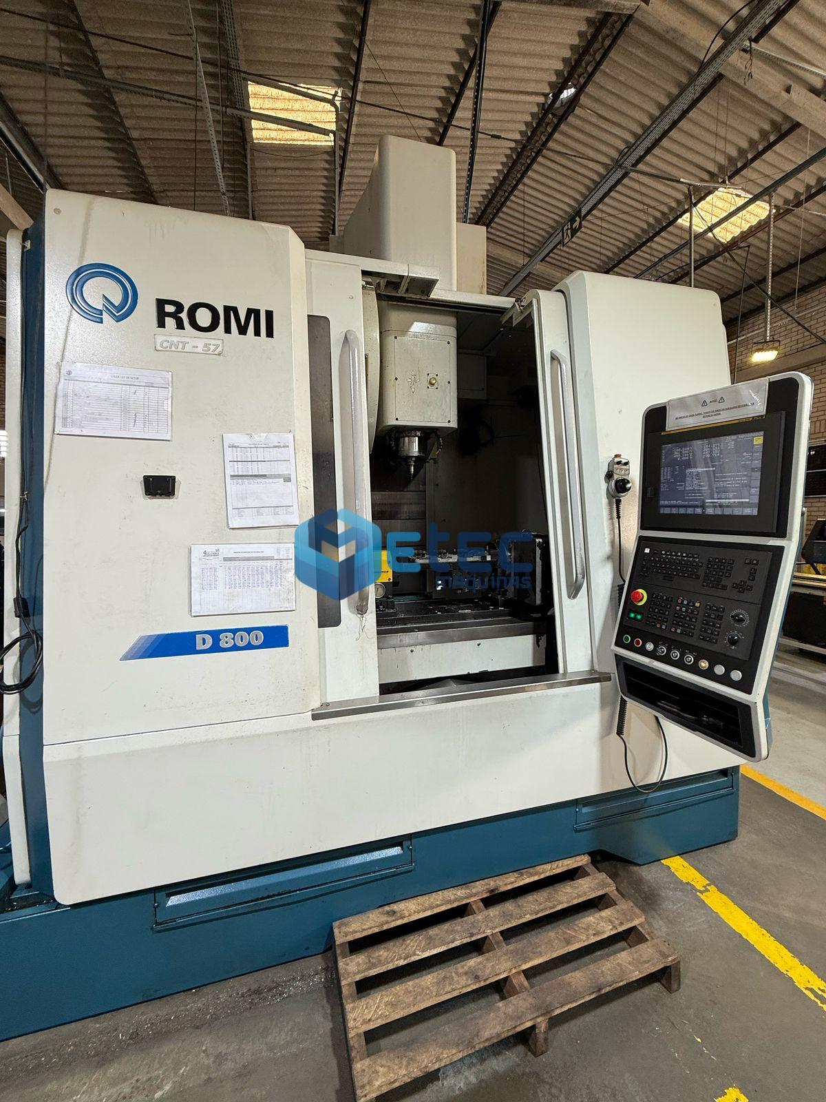 Centro de Usinagem Romi D800