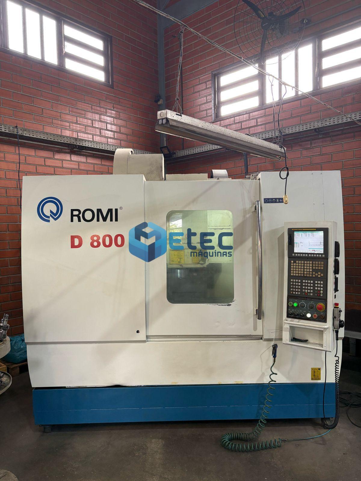 Centro de Usinagem Romi D800