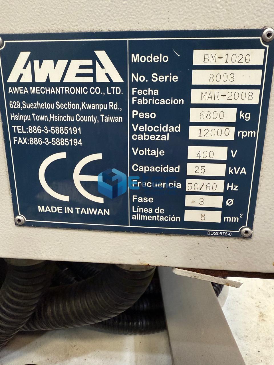 Centro de Usinagem AWEA BM1020