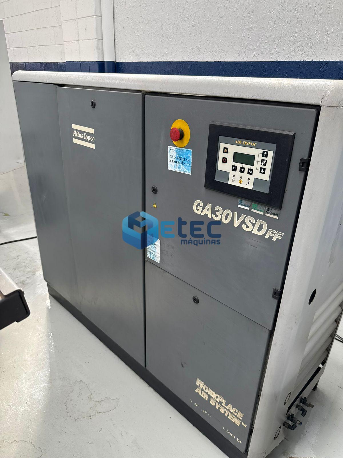 Compressor Parafuso Atlas Copco GA30 VSDff