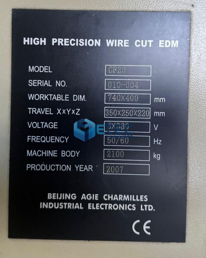 Eletroerosão a Fio Charmilles Actspark CF20