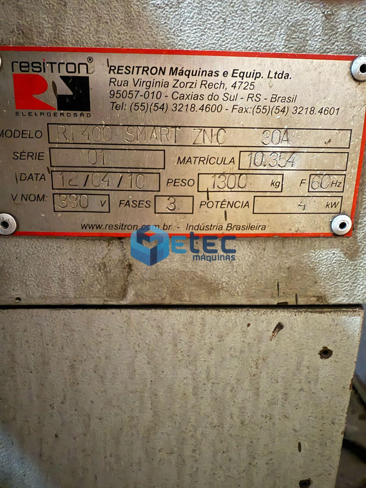 Eletroerosão Penetração Resitron RT-400 Smart ZNC