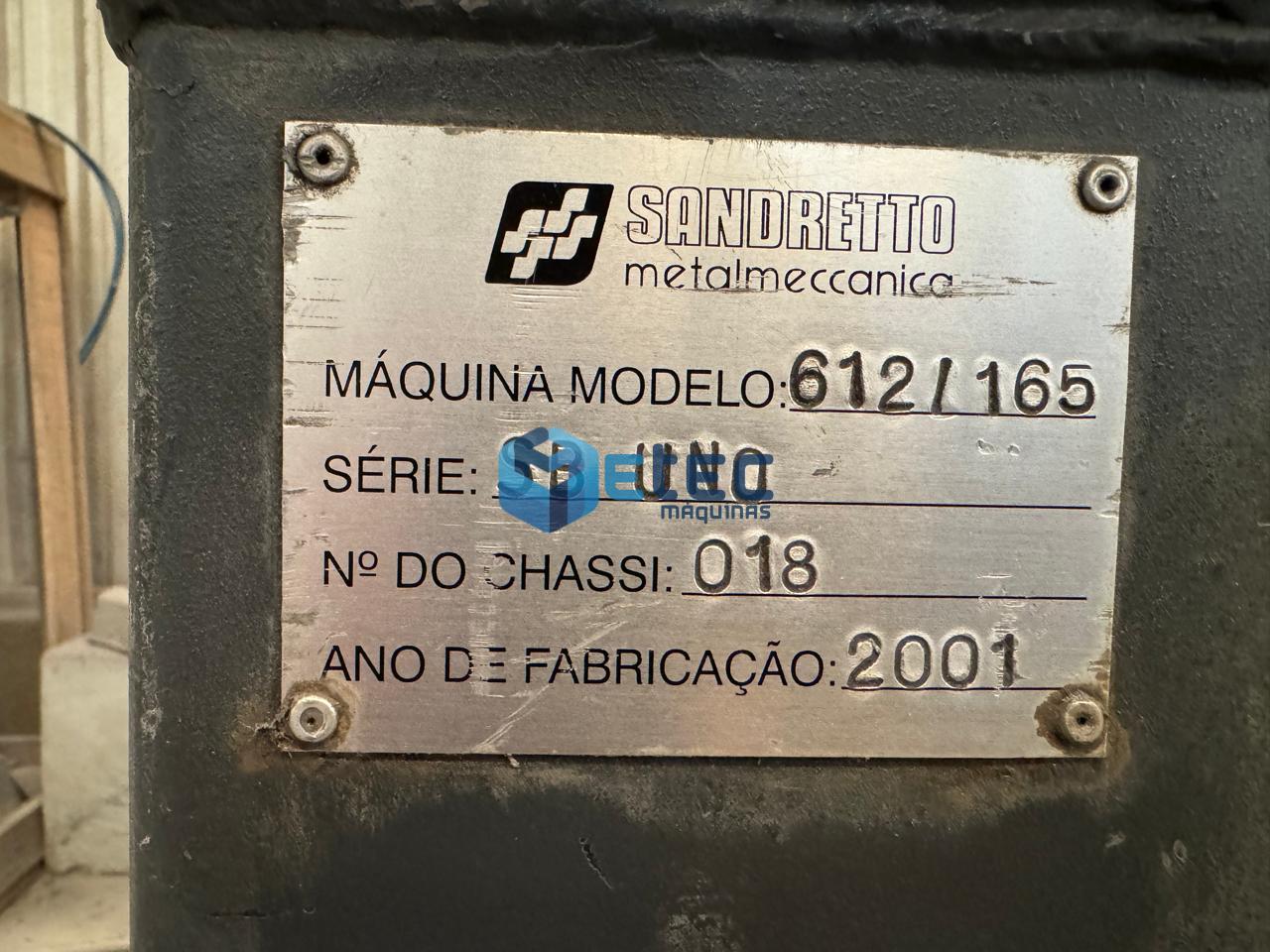 Injetora de Plástico Sandretto SB Uno 612/165T