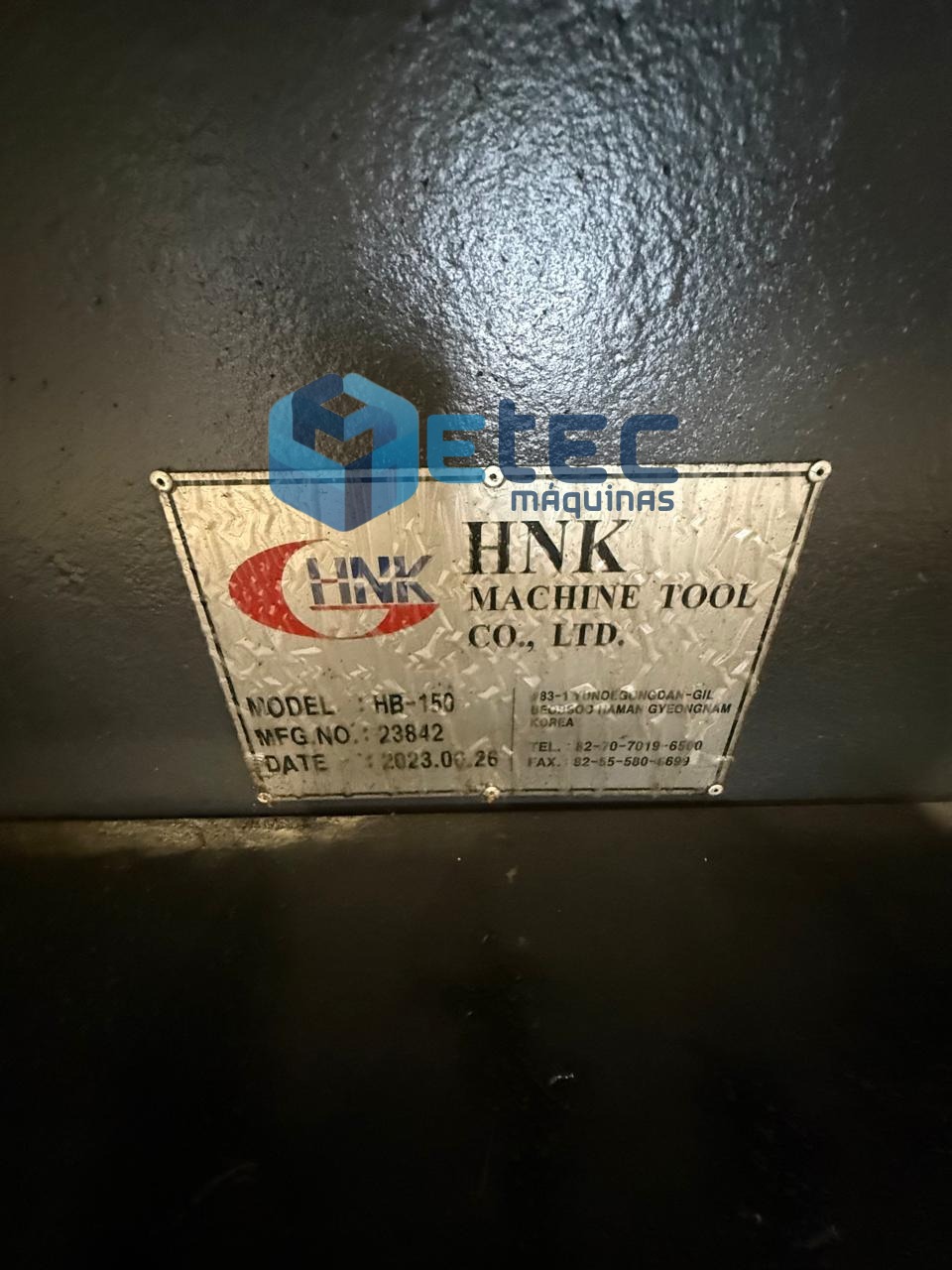 Mandrilhadora CNC HNK HB-150