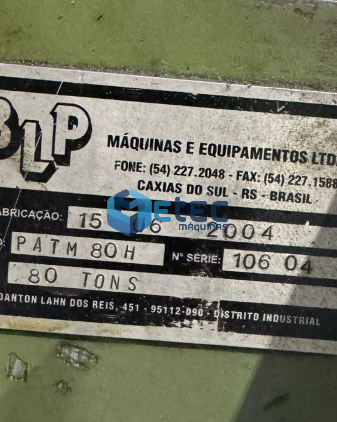 Prensa Hidráulica PATM 80H