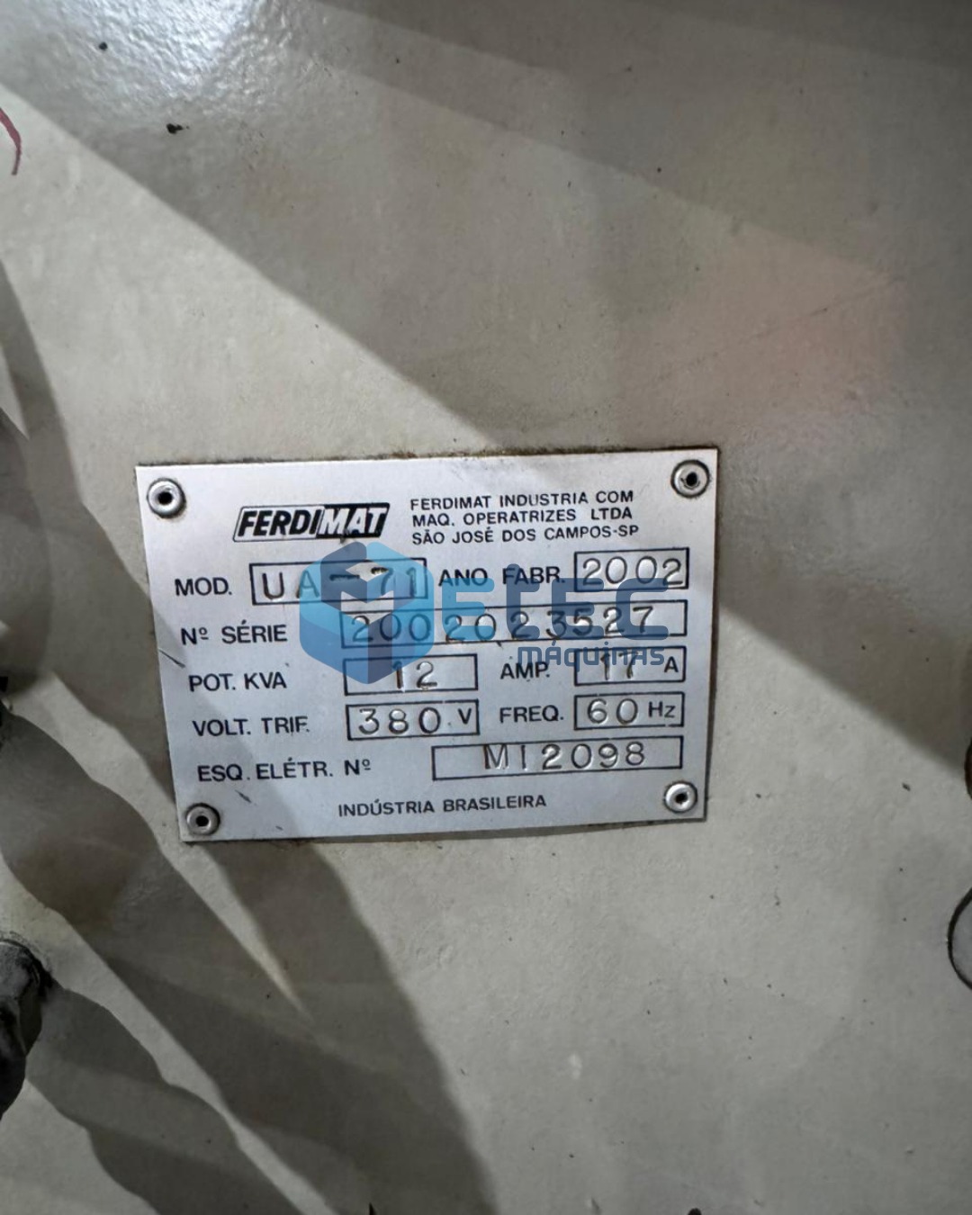 Retífica Cilíndrica Ferdimat UA-71