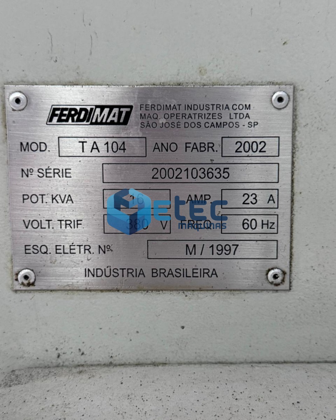 Retífica Plana Ferdimat TA-104