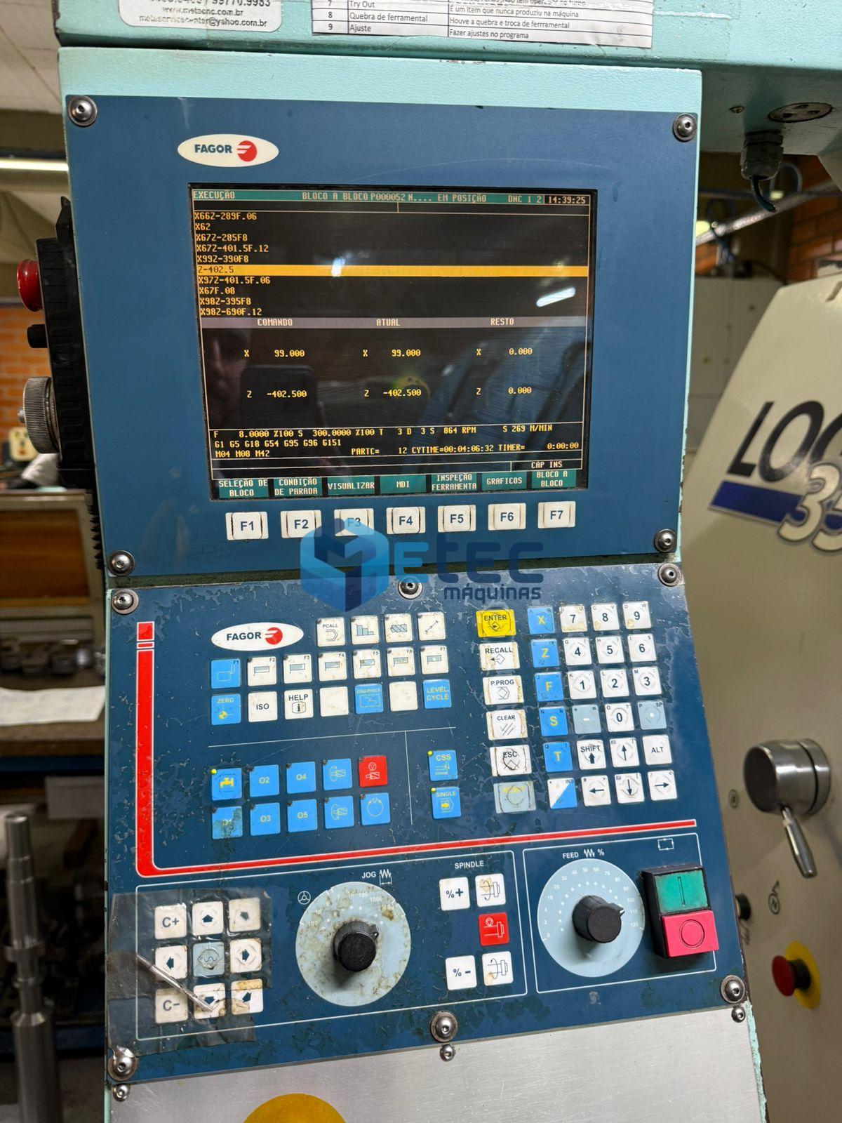 Torno CNC Nardini Logic 350