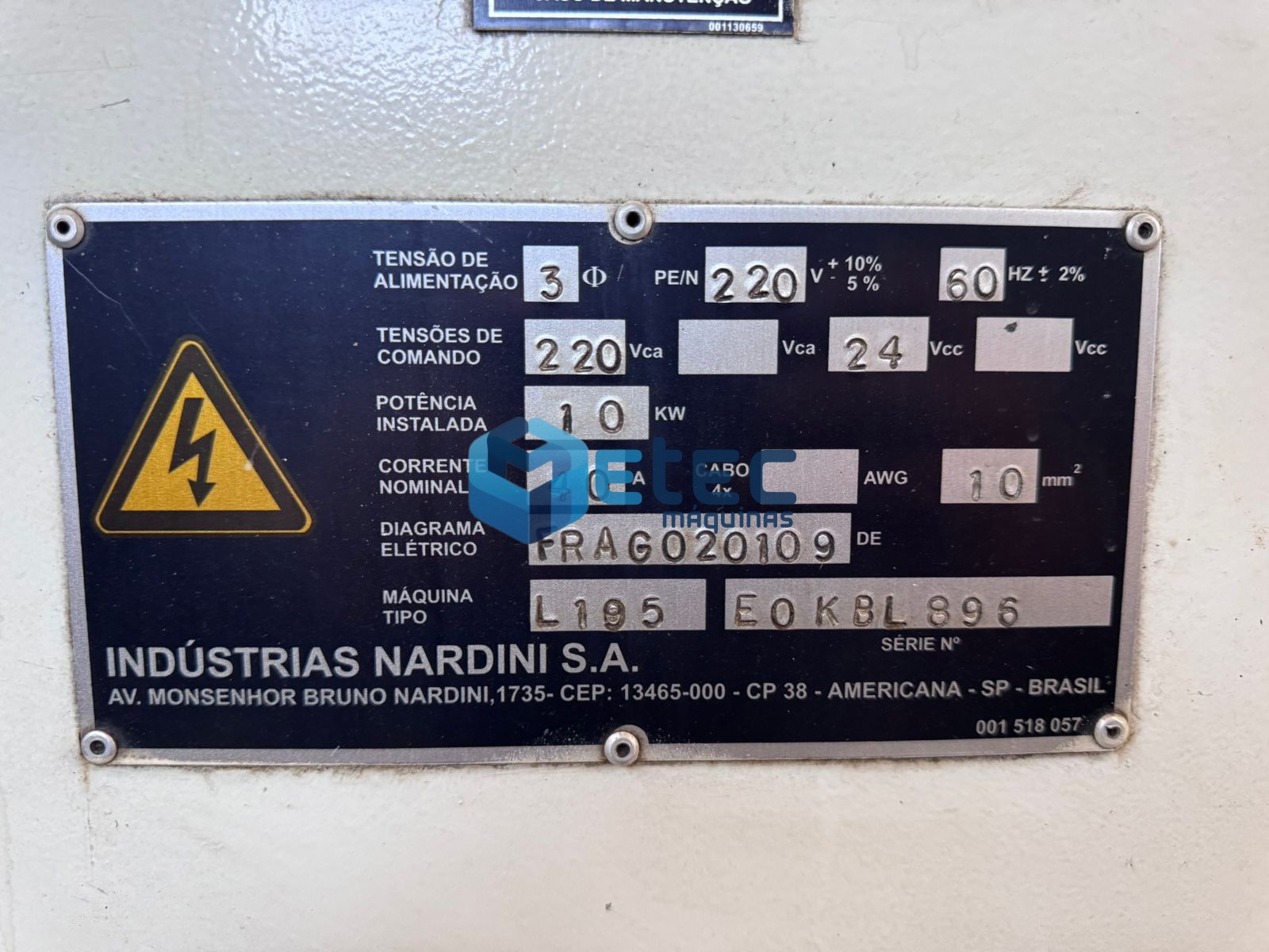 Torno CNC Nardini Logic 195II
