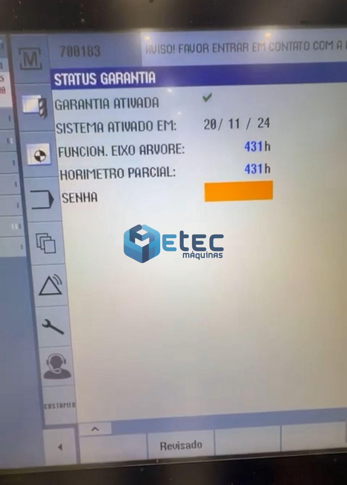 Torno CNC Romi Centur 30D - Nova Geração