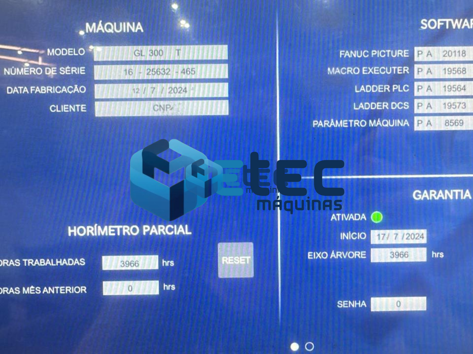 Torno CNC ROMI GL300T