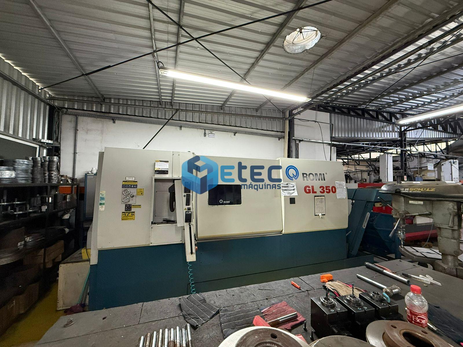 Torno CNC Romi GL350M - Ferramentas Acionadas