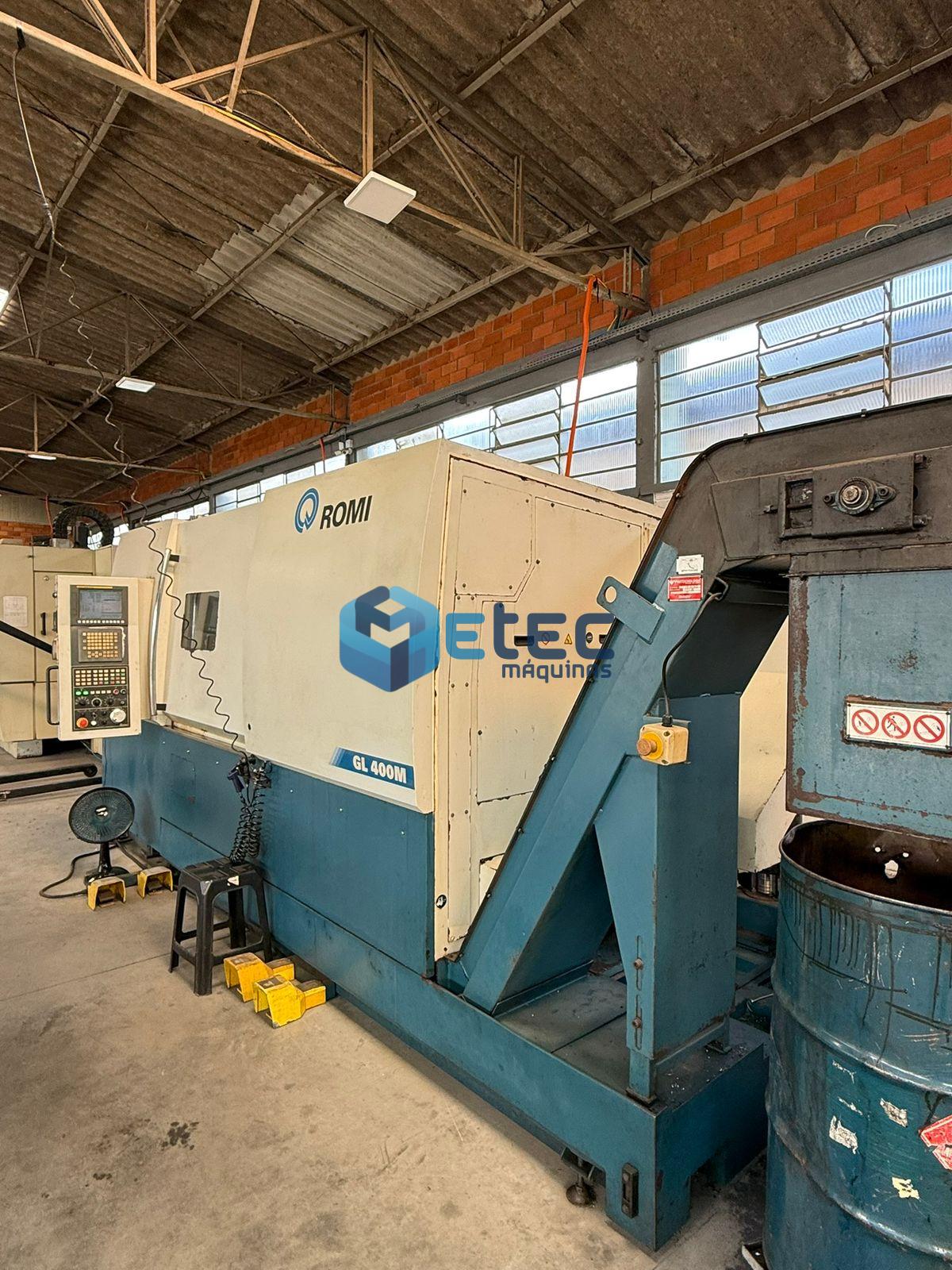 Torno CNC Romi GL400M - Ferramentas Acionadas