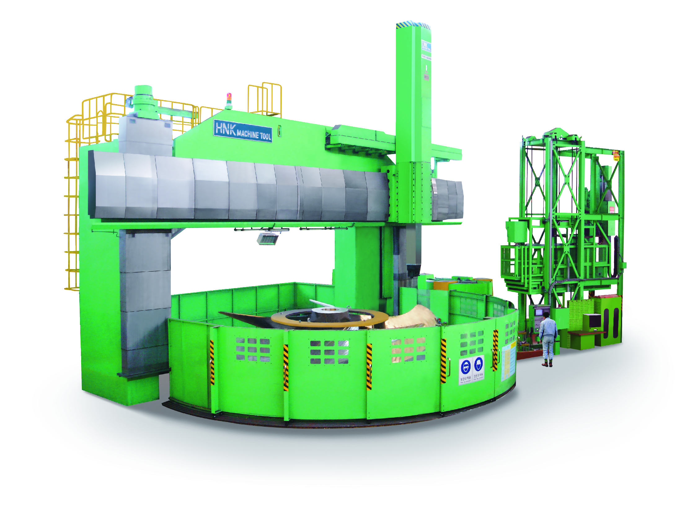 Torno CNC Vertical HNK VTC-80/100 + Ferramentas Acionadas