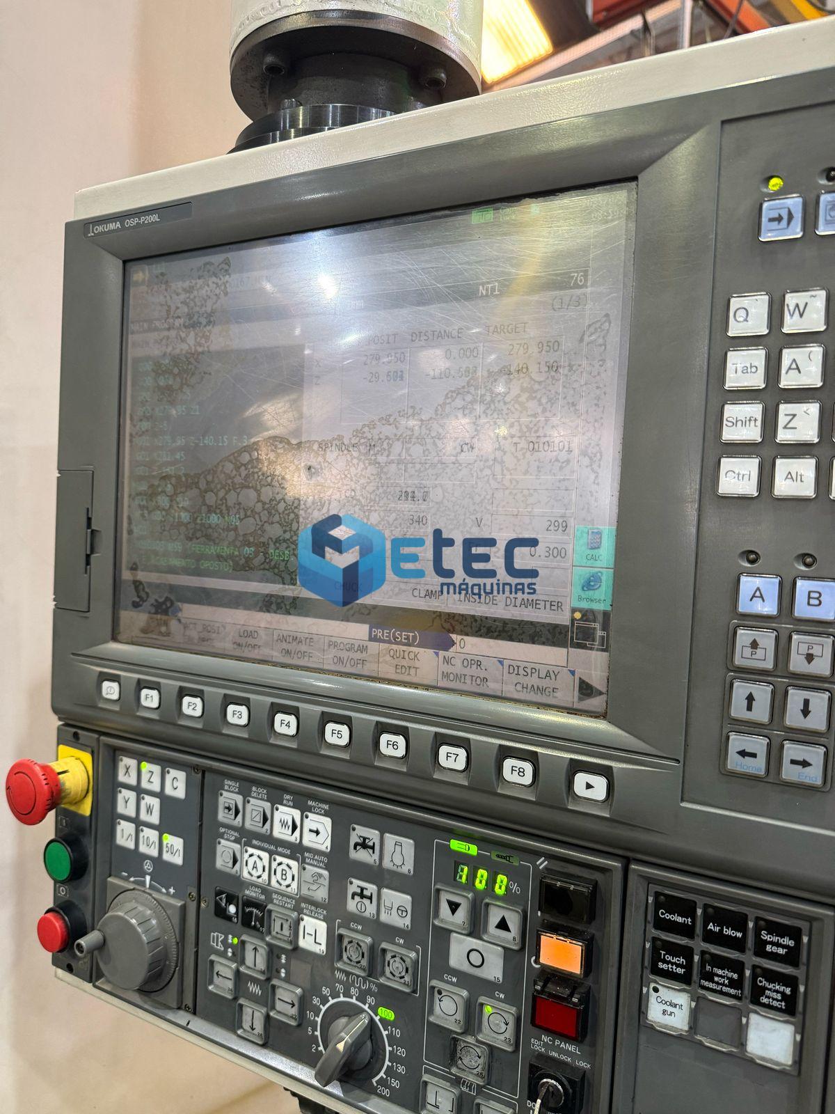 Torno CNC Vertical Okuma V40-R