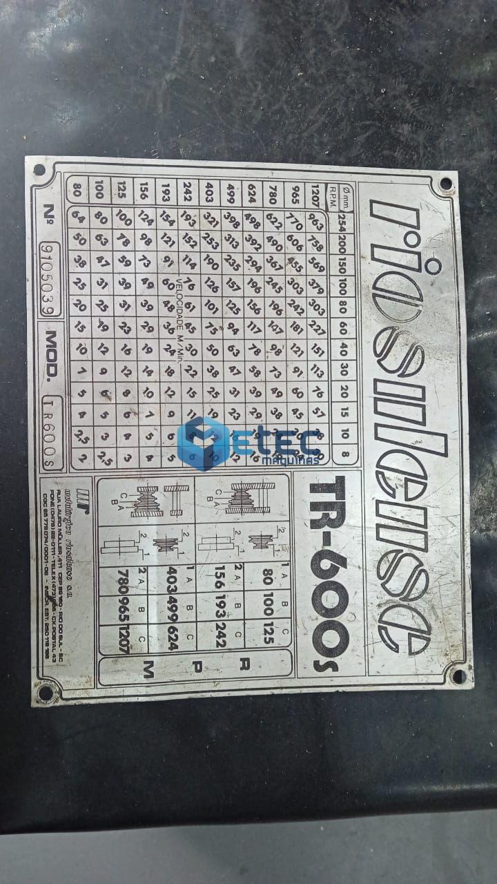 Torno Convencional Rio Sulense TR600S