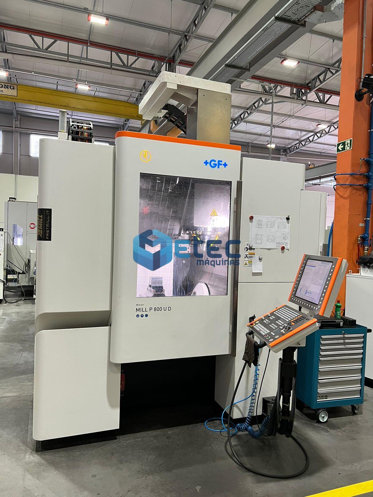 Centro de Usinagem 5 Eixos Mikron Mill P 800 U D