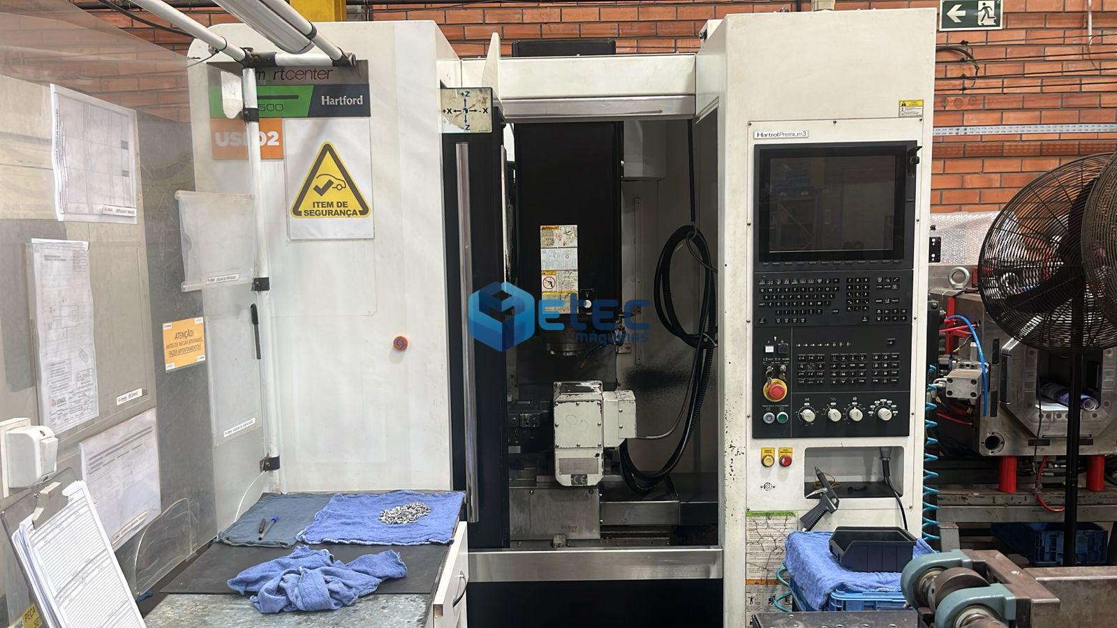 Centro de Usinagem Hartford LG500 + 4° Eixo