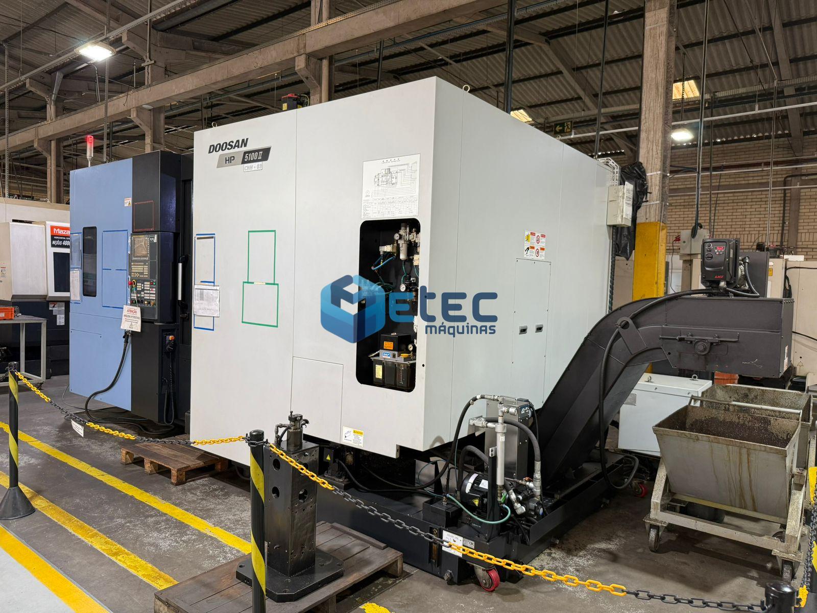 Centro de Usinagem Horizontal Duplo Pallet Doosan HP 5100 II