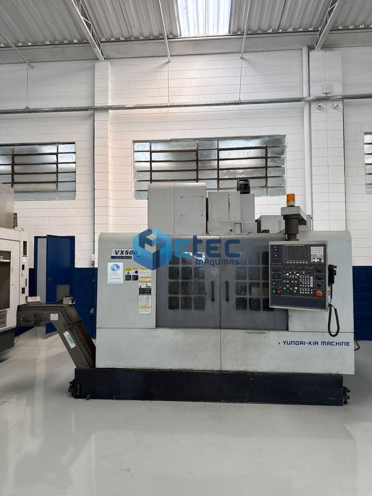 Centro de Usinagem Hyundai VX500 + 4° Eixo
